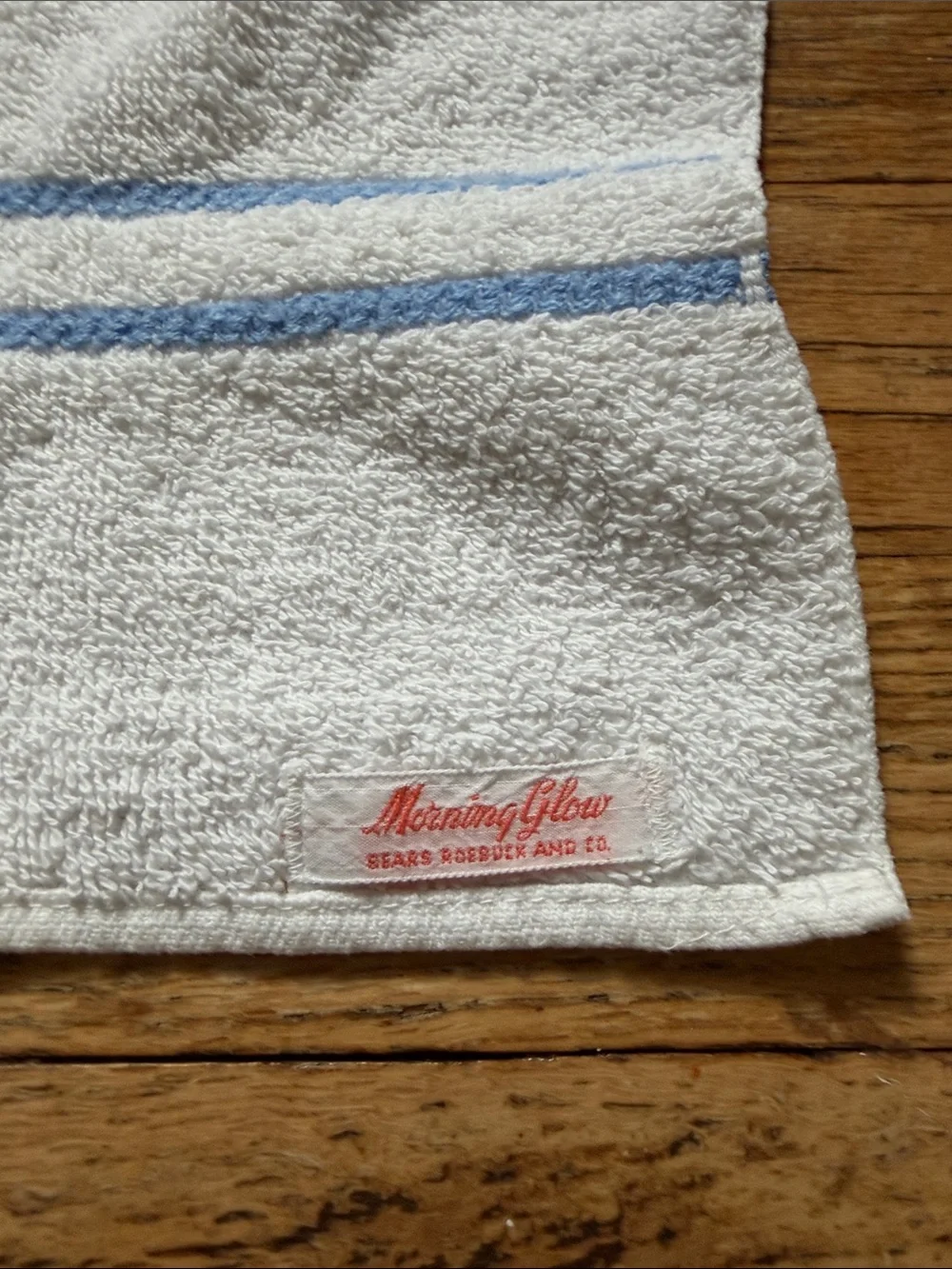 Vintage His and Hers Bath Embroidered Towels